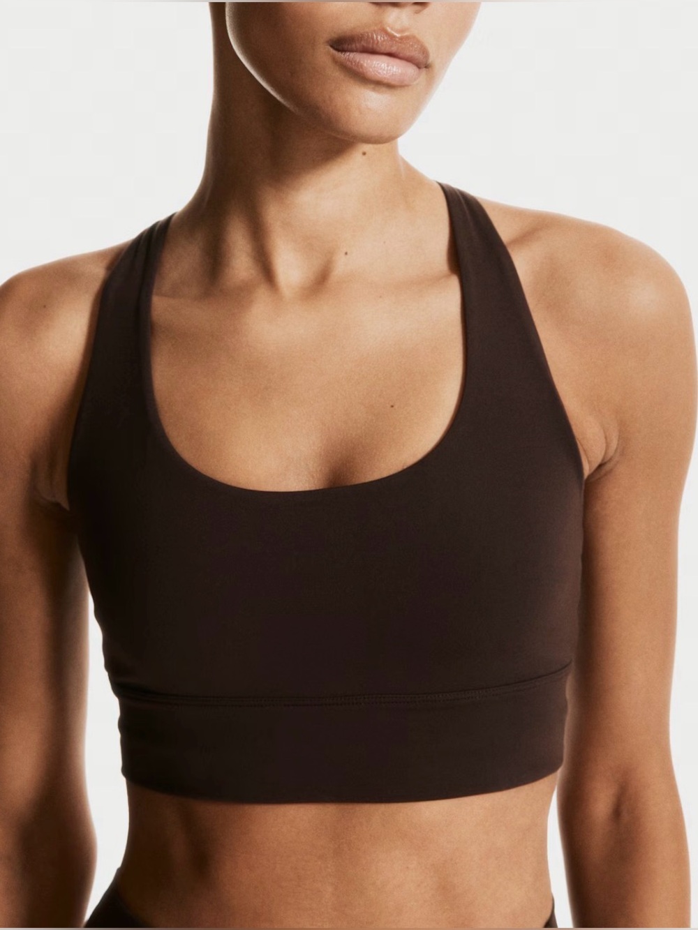 H&M Move Sports Bra in Brown